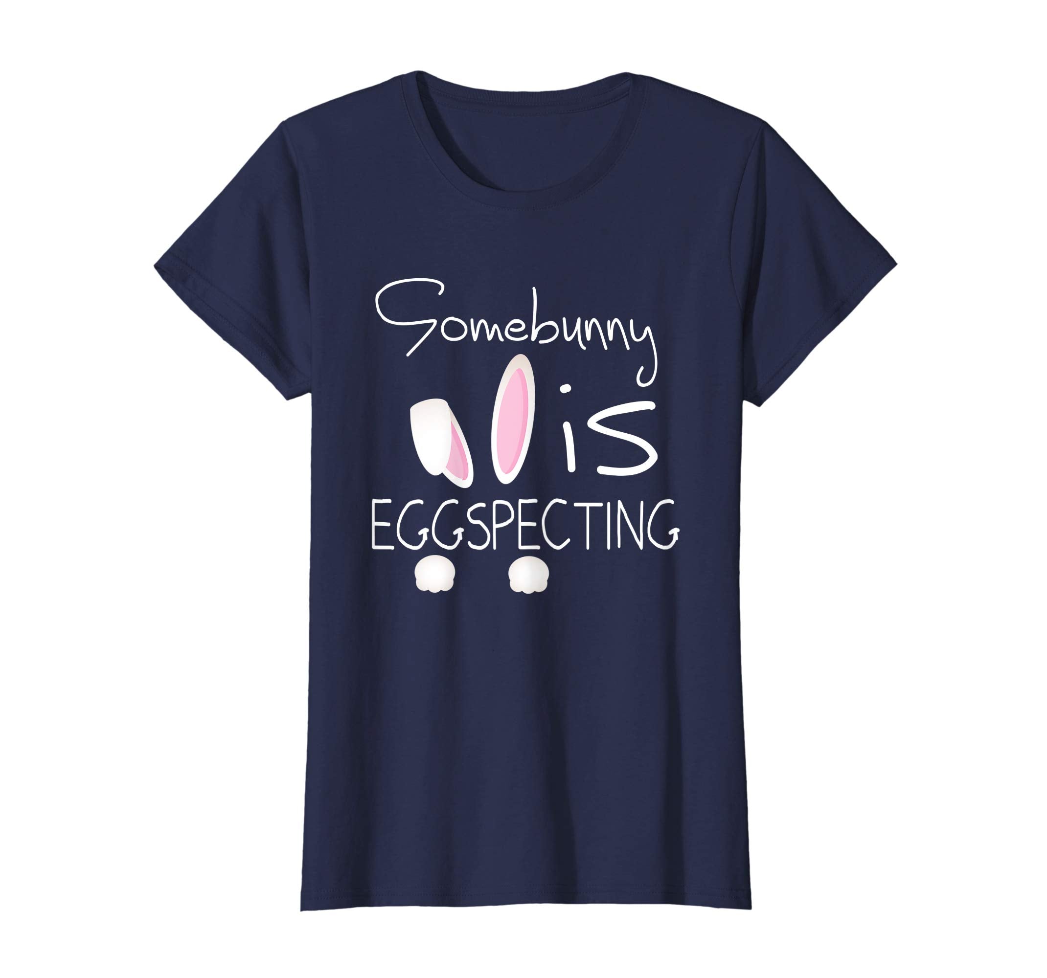 Easter Announcement Somebunny Is Eggspecting Shirt