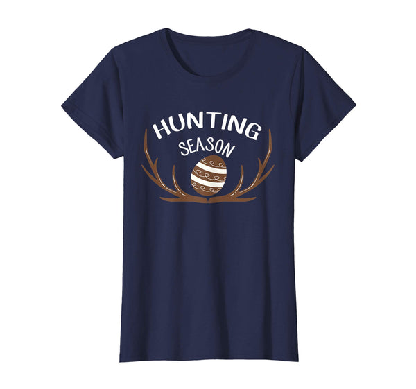 Hunting Season Funny Easter Eggs Deer Antlers T-Shirt