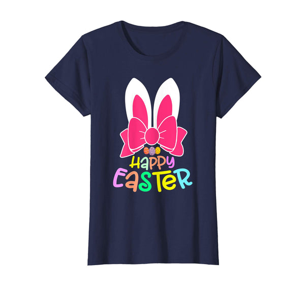 Bunny Ears Eggs Happy Easter Kids Boys Girls T Shirt Gift