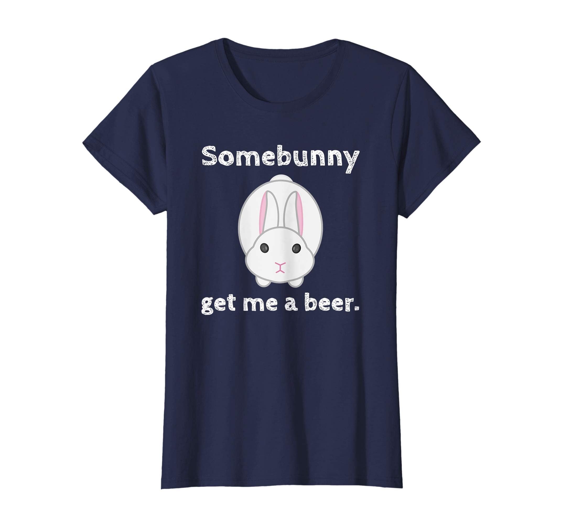 Easter Gift for Men Women Some Bunny Get me a Beer Tshirt