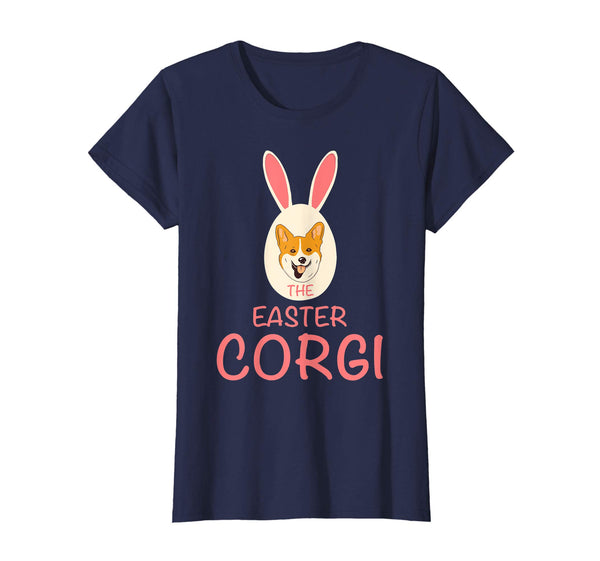 The easter corgi t-shirt. Funny Easter corgi dog shirt.