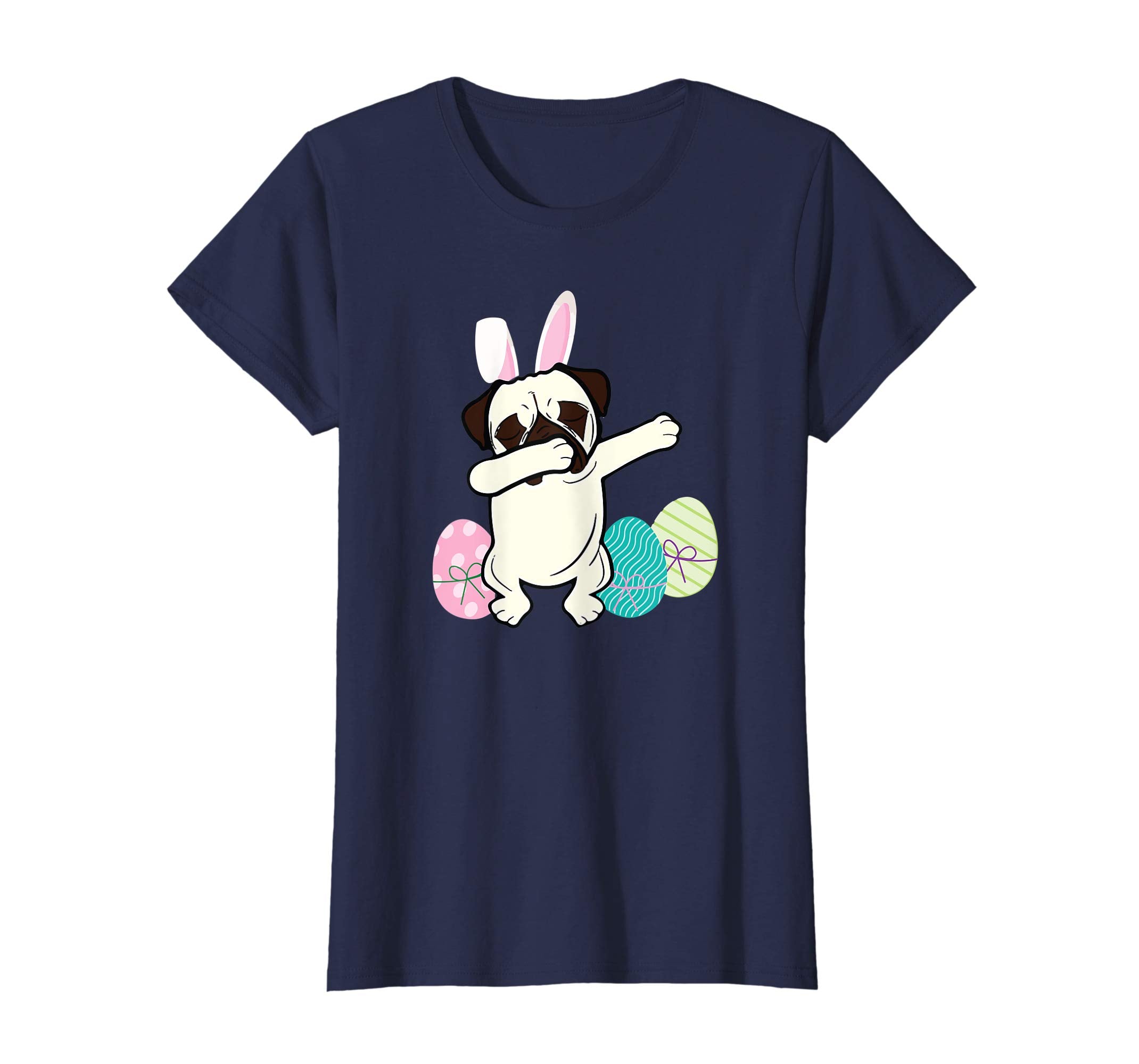 Funny Dabbing Easter Pug Dog Shirt-Easter T-Shirts For Boys
