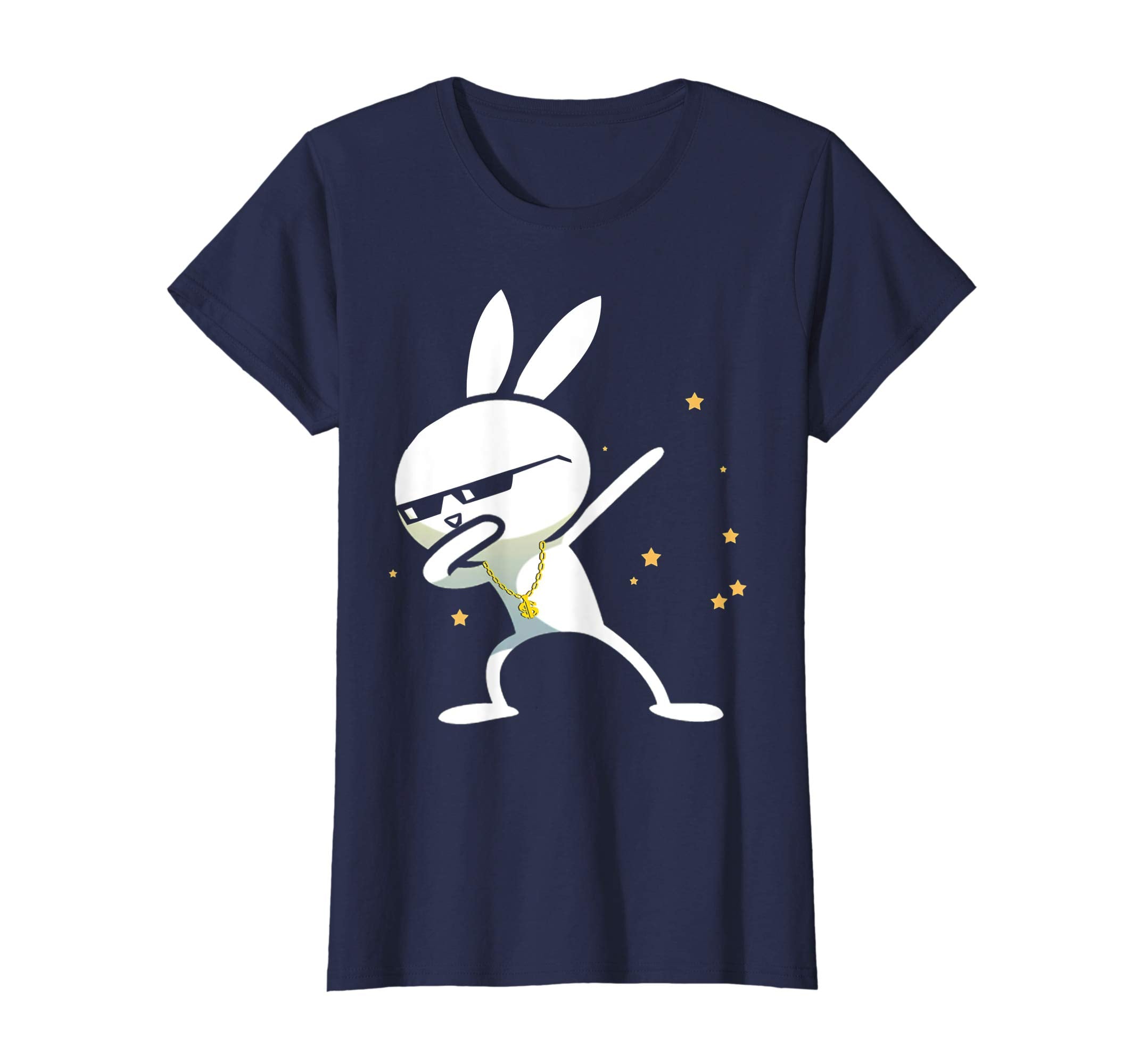 Dabbing Hip Hop Bunny Easter Shirt for Boys Girls Adults Dab