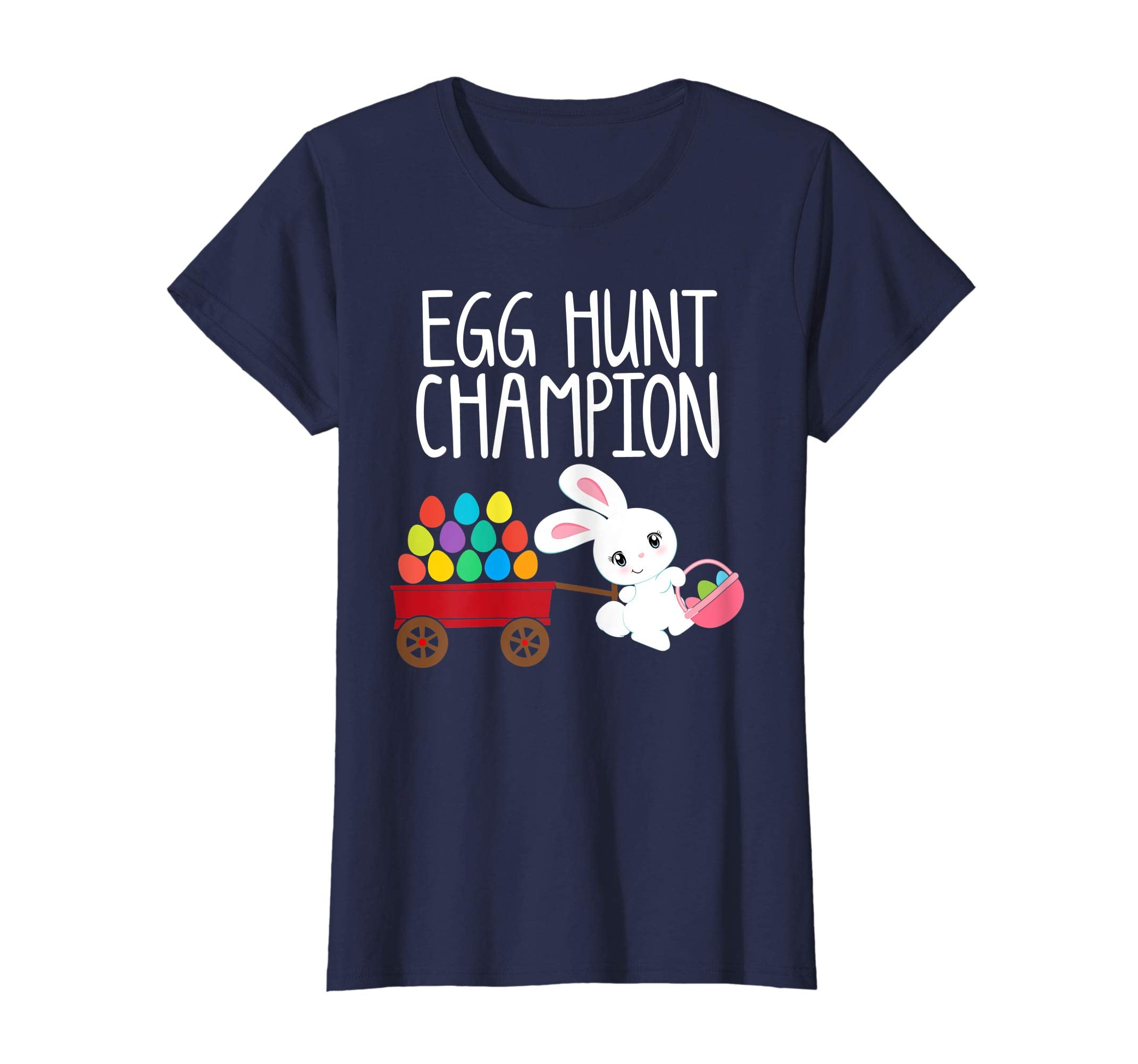 EASTER EGG HUNT CHAMPION Bunny Shirt Girls Boys Kids Toddler