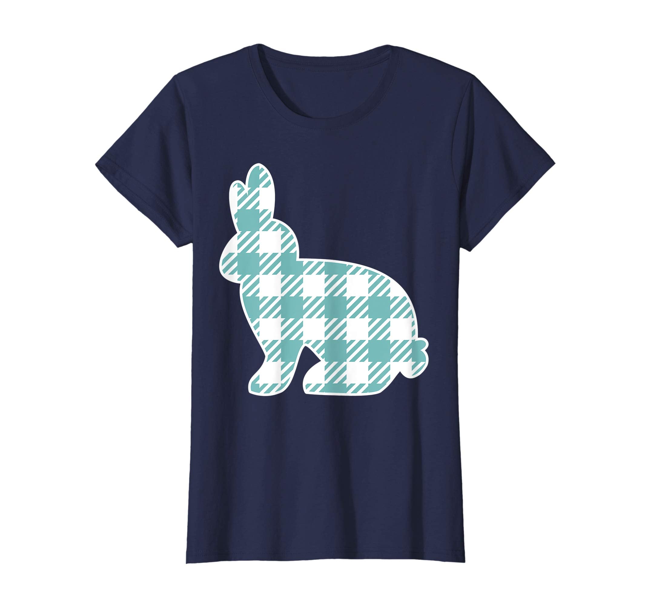 Buffalo Plaid Easter Bunny Shirt for Boys Men Kids Rabbit