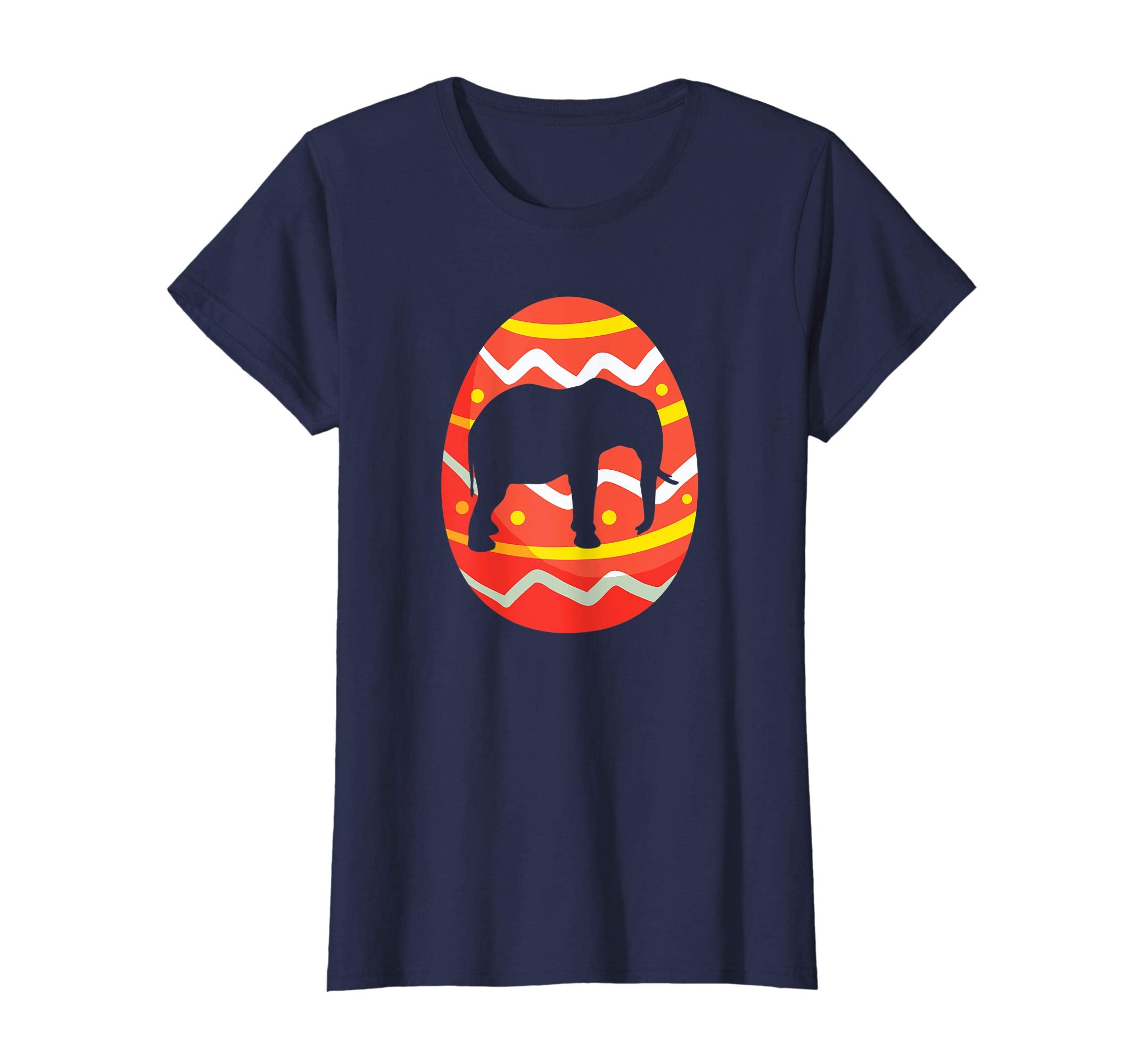 Happy Elephant Easter Egg Bunny T-Shirt for Kids Boys Girls