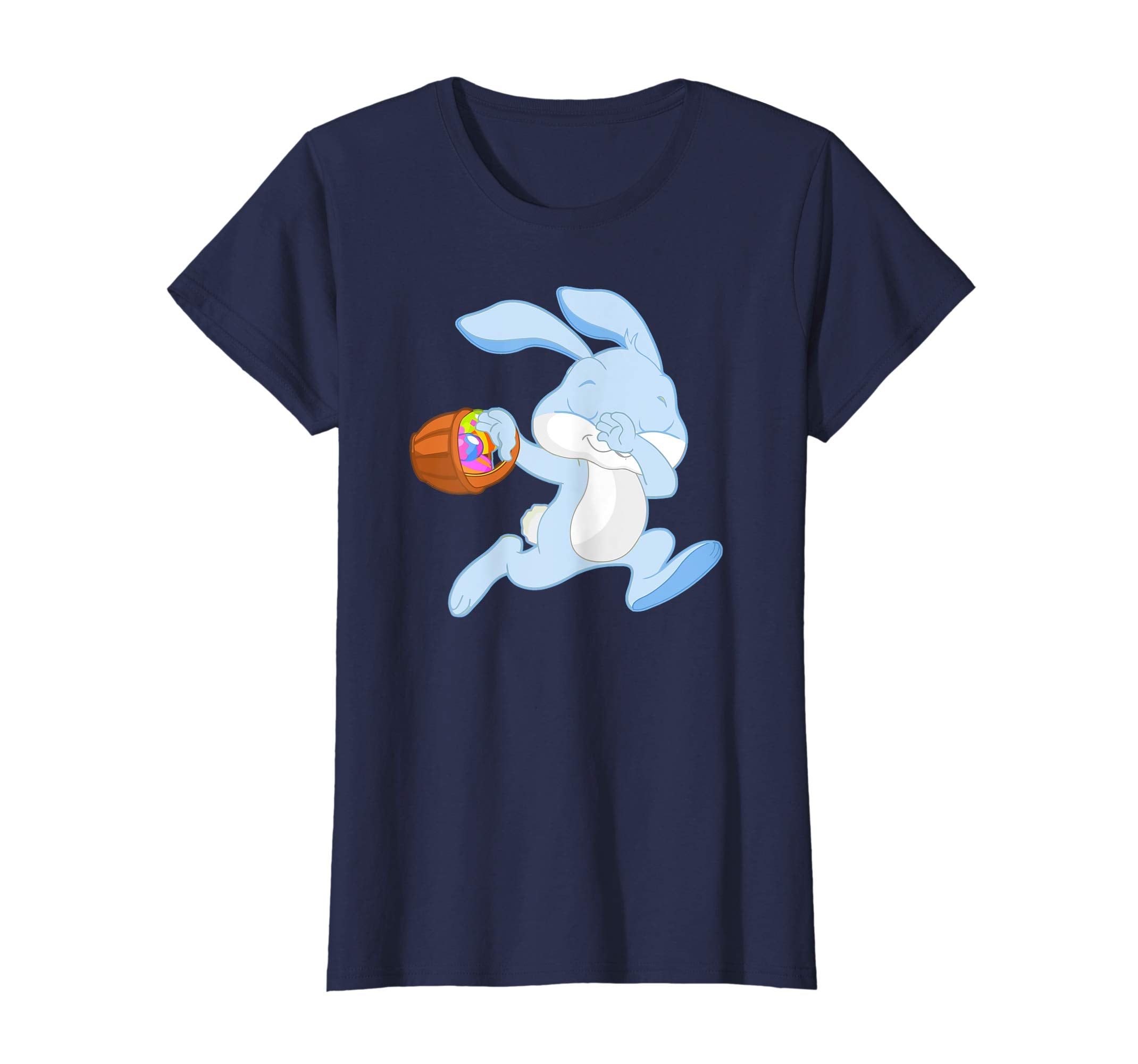 Easter Blue Rabbit Shirt, Cute Running Bunny Tee Gift