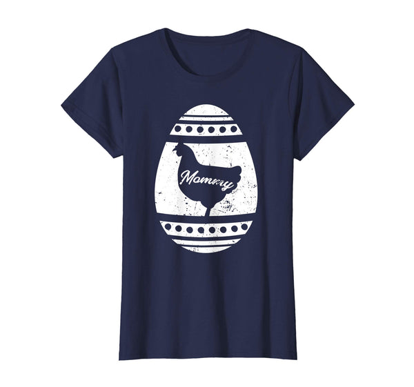 Womens Mommy Chicken Easter Egg Shirt Chicken Easter Gift for Mom