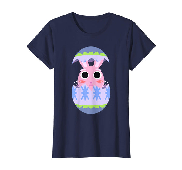 Cute Bunny out of Egg Easter Sunday Tee Happy Easter Tshirt