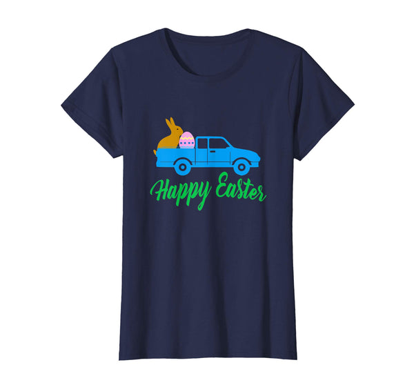 Vintage Truck with Easter Eggs Happy Easter T-Shirt
