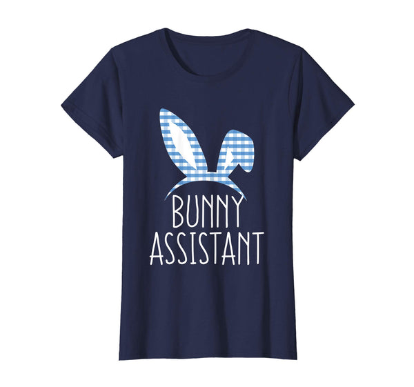 Bunny Assistant Gingham Check Bunny Headband Easter Shirt