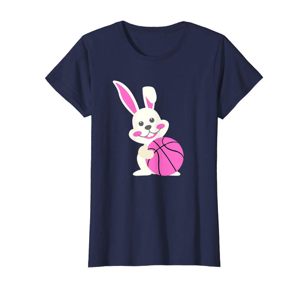 Easter Bunny with Basketball T-Shirt Gifts for Kids Boys