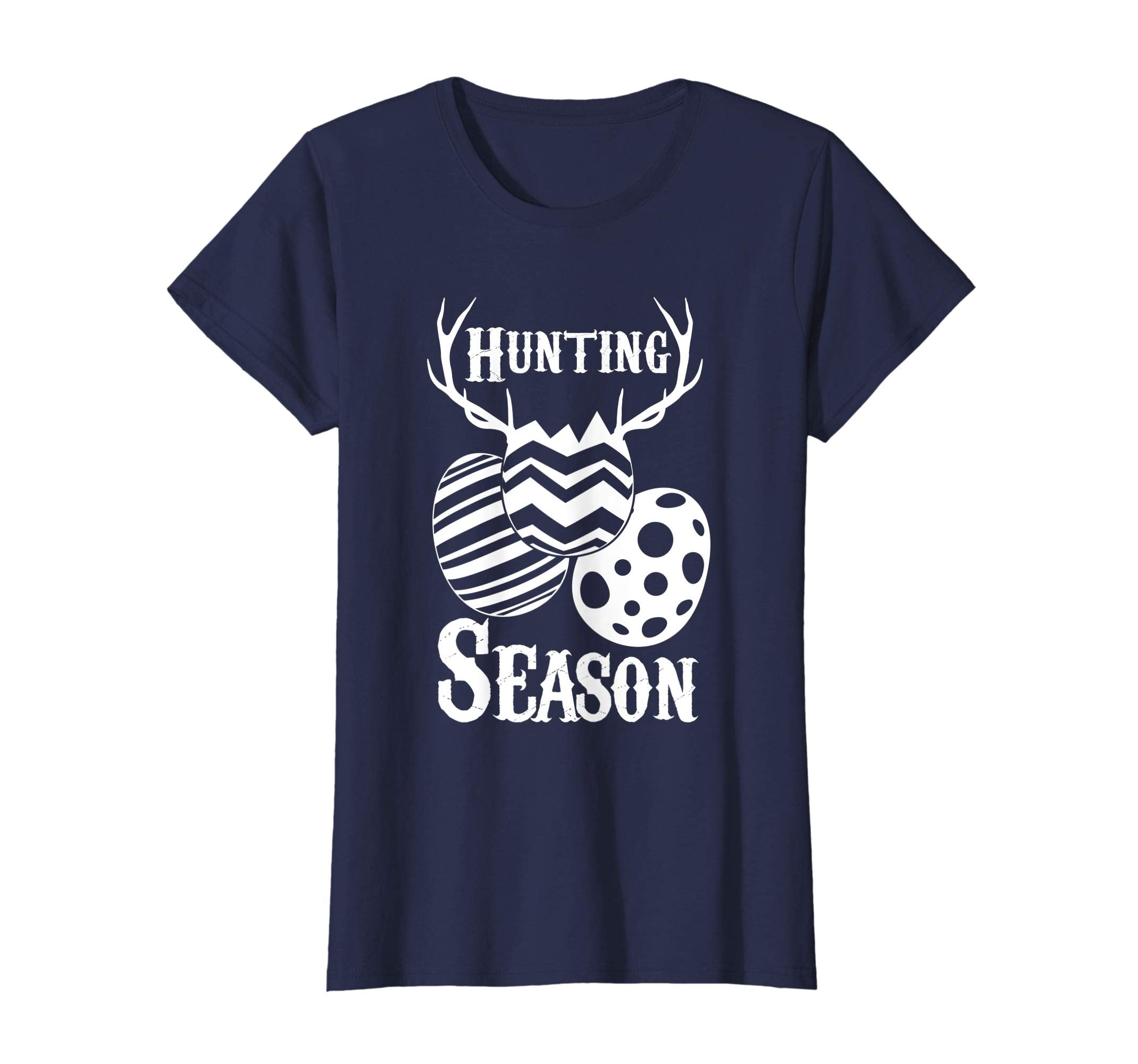 Hunting Season Funny Easter Eggs Deer Antlers T-Shirt