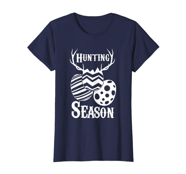 Hunting Season Funny Easter Eggs Deer Antlers T-Shirt