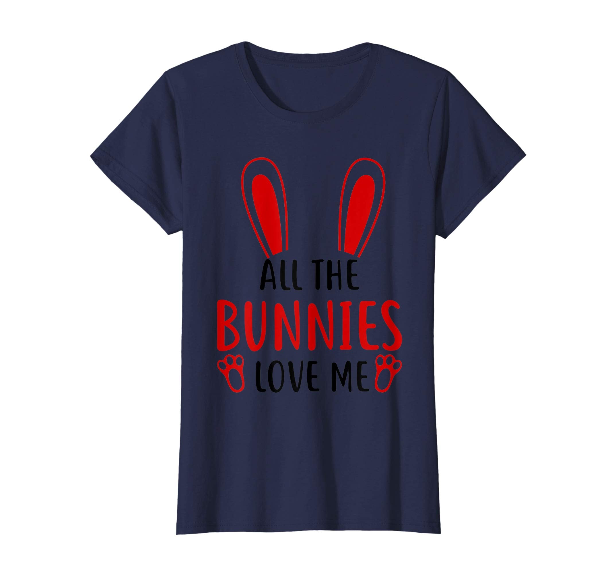 All The Bunnies Love Me Easter Day T-Shirts Gift Kids Girls