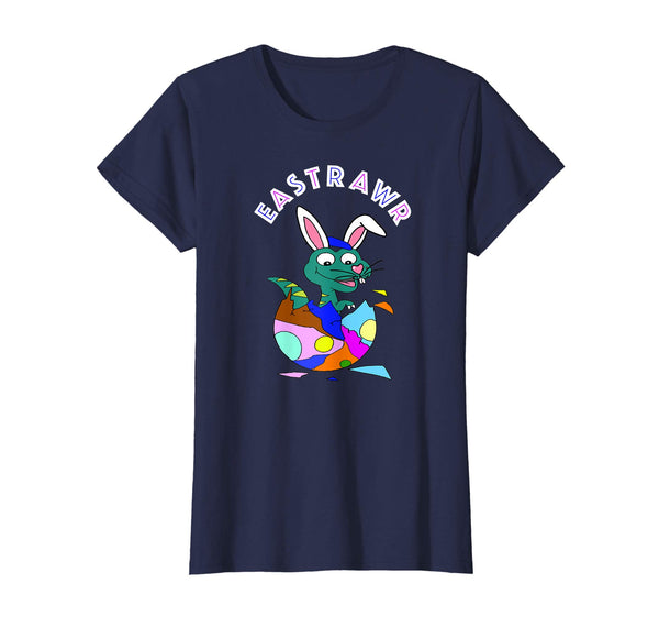 Easter Shirts For Kids Boys Girls T-Rex Shirt Easter Eggs
