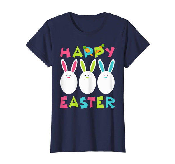 Happy Easter Real Bunny T Shirt Colorful Egg Hunt