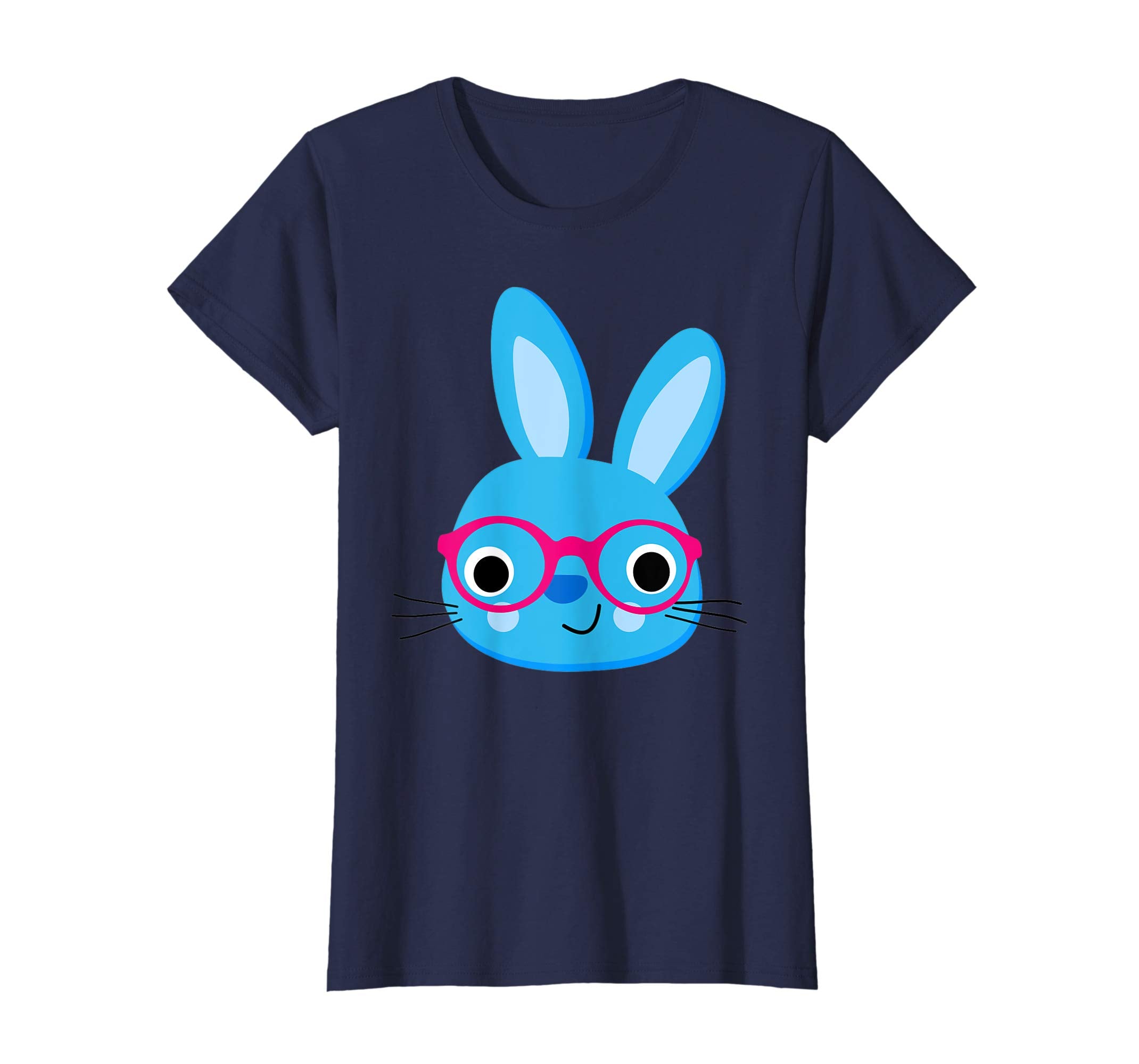 Easter Bunny Rabbit Pink Glasses T-Shirt