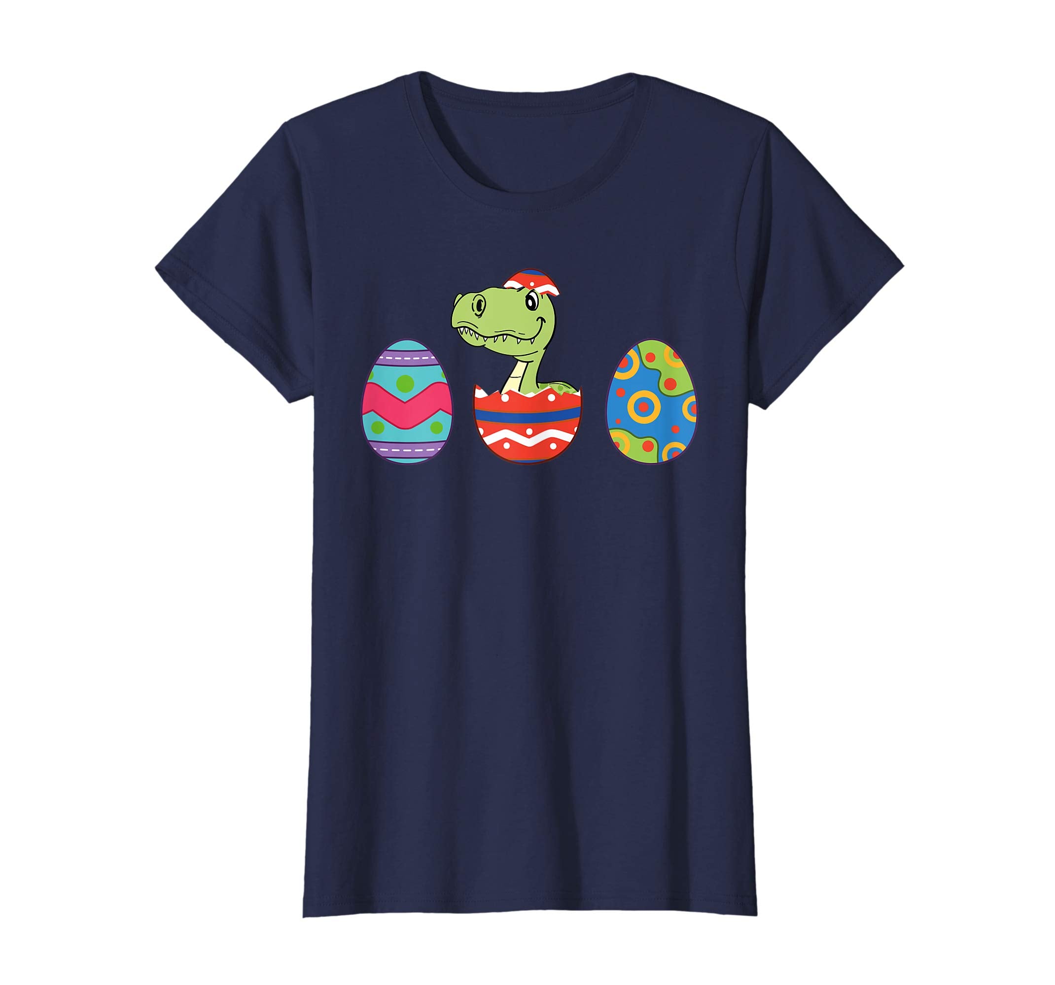 Funny T Rex Dinosaur Easter Bunny Egg Shirt Kids Boys