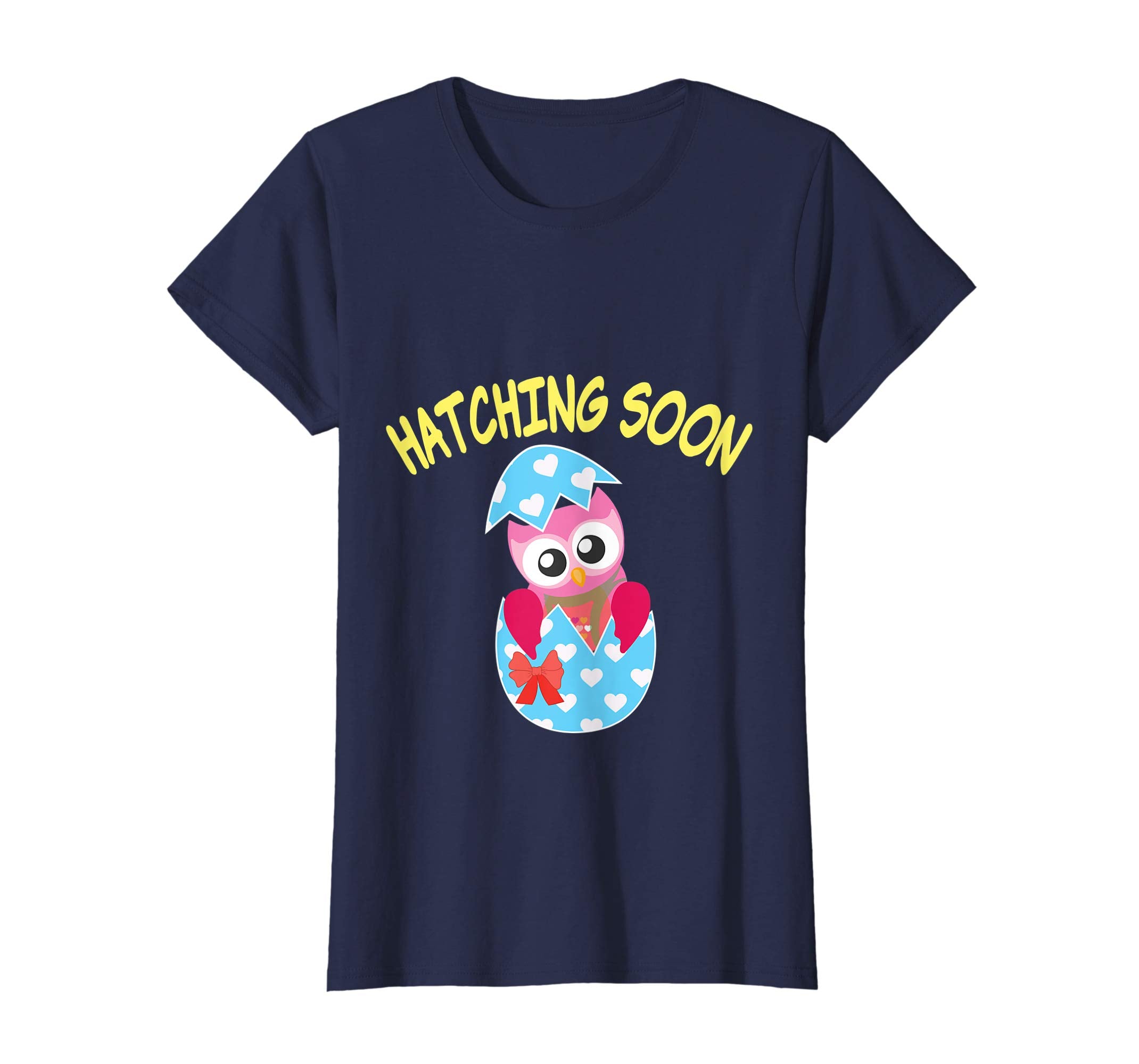 Easter Owl Hatching Soon T-Shirt Pregnancy Announcement Love