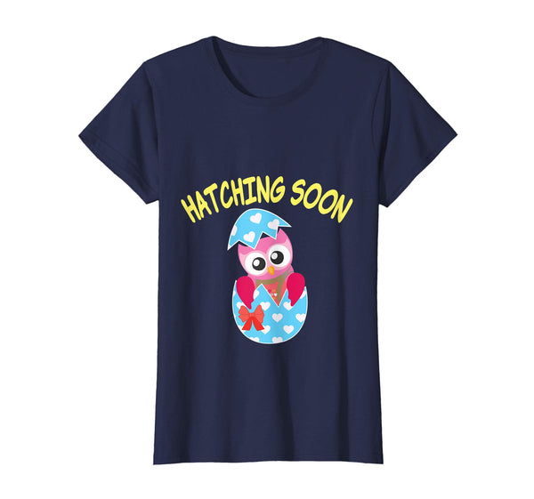 Easter Owl Hatching Soon T-Shirt Pregnancy Announcement Love