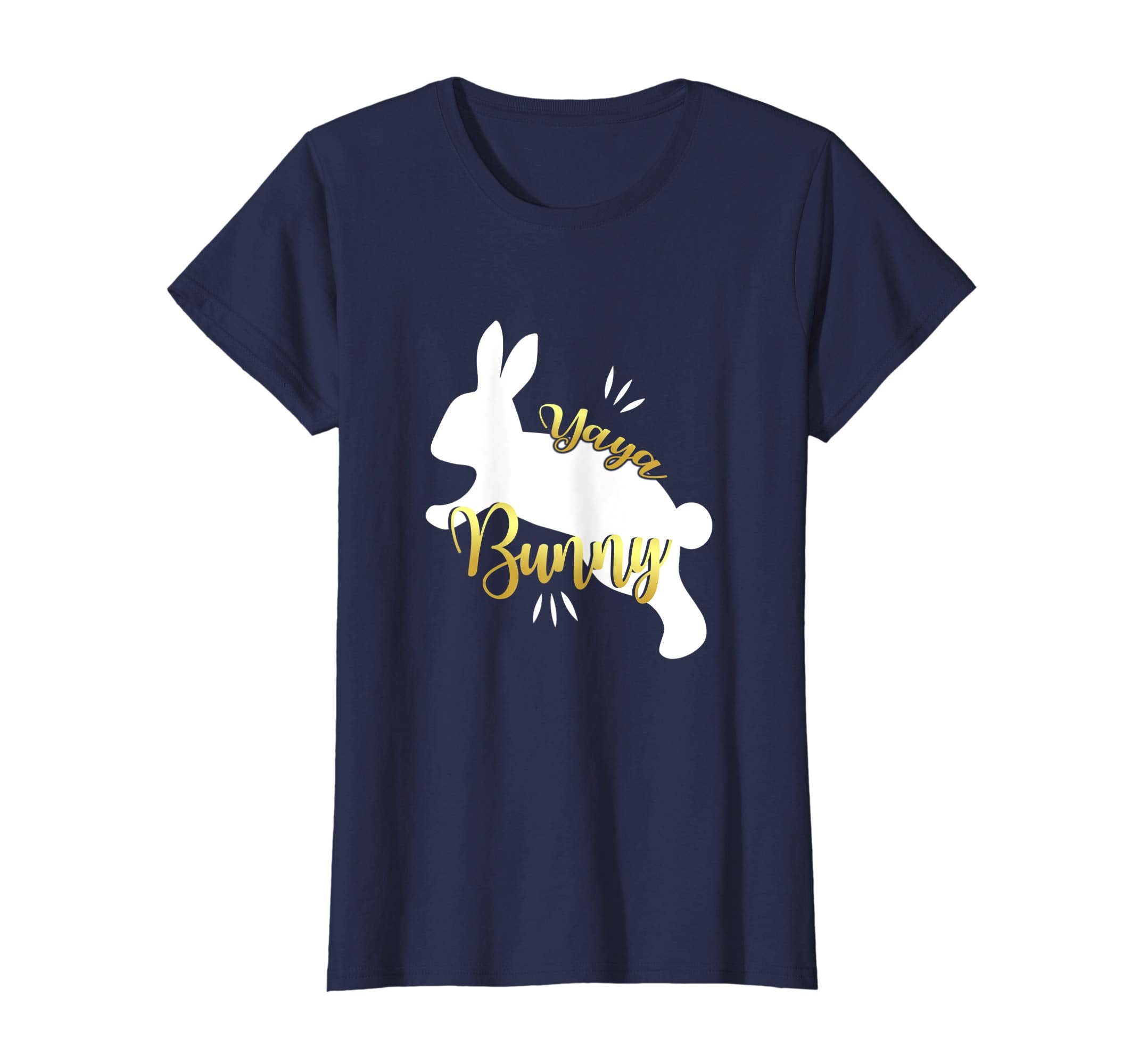 Yaya Easter Bunny Funny T-Shirt Cute Bunnies Lover Gift Tee