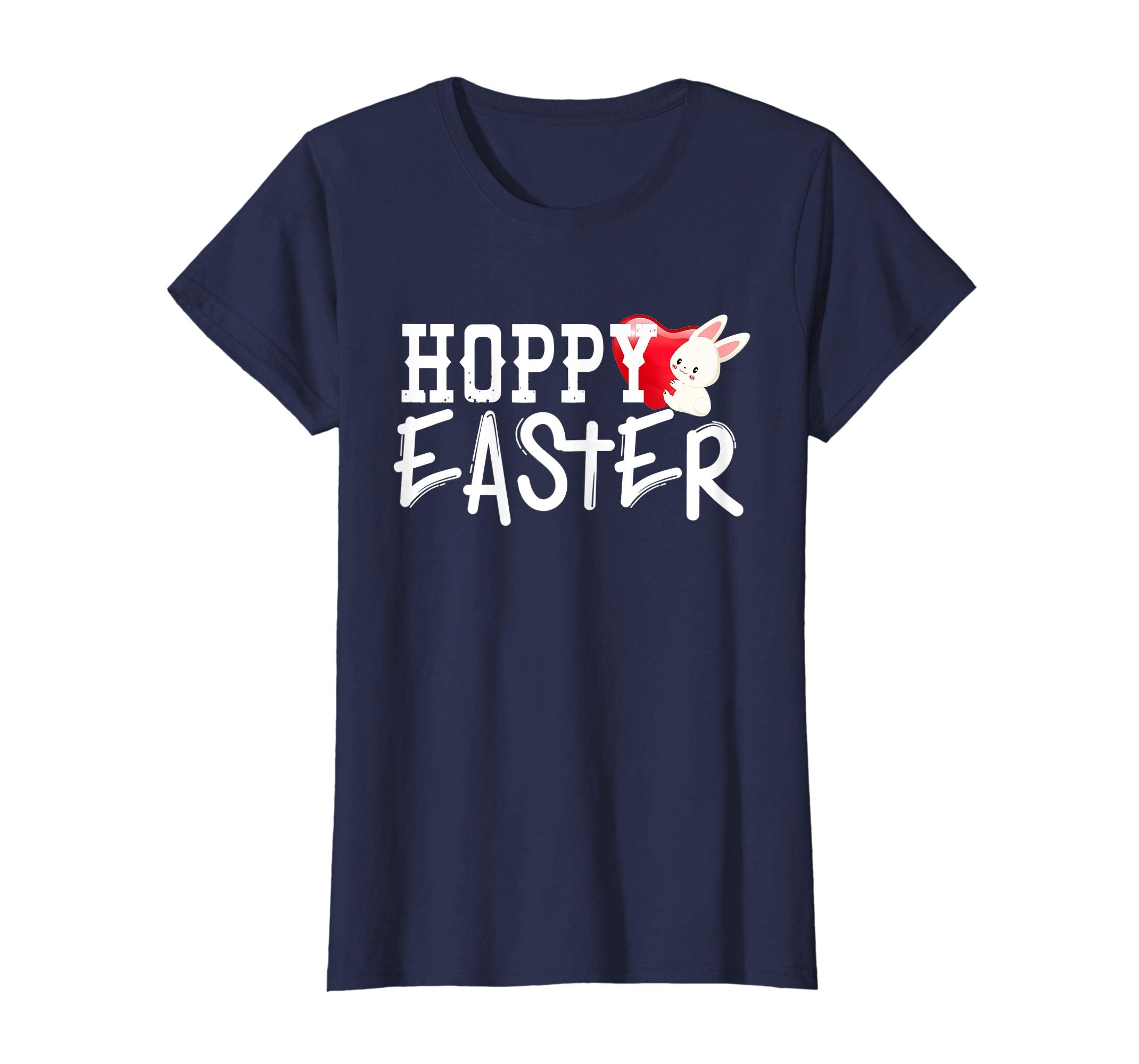 Hoppy Easter T Shirt Funny Cute Bunny Easter Day Shirt Gift