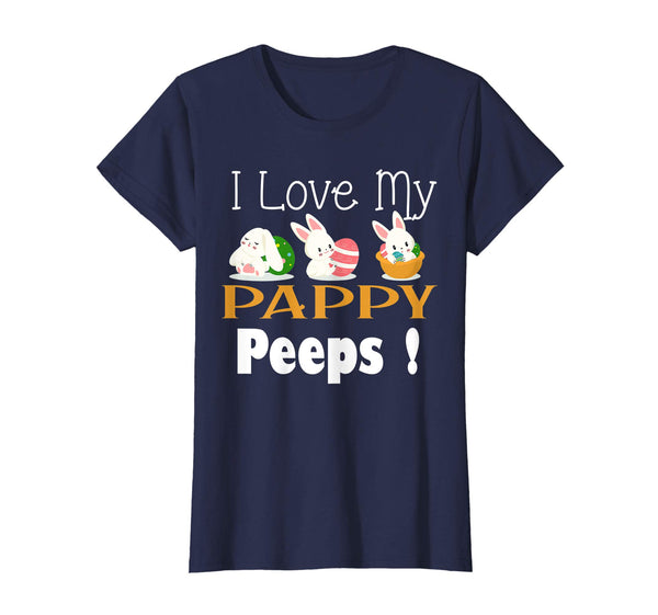 I Love My PAPPY Peeps With Cute Bunnies TShirt Easter