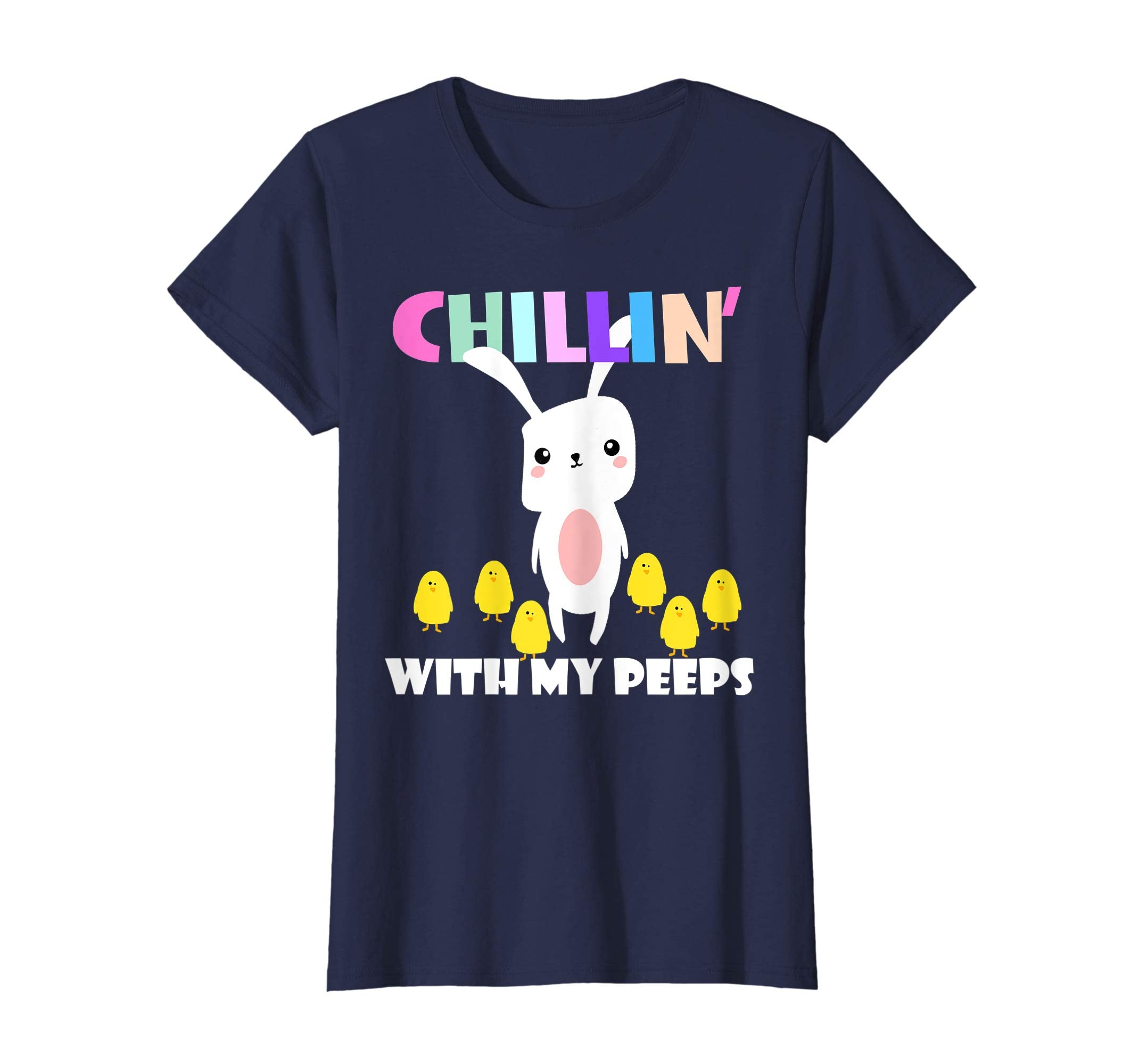 Easter Shirt For Boys Girls Chillin With My Peeps
