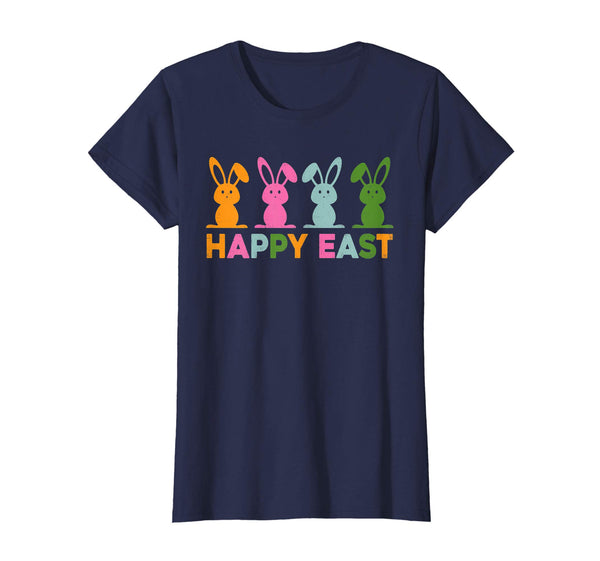 Happy Easter Shirt Colorful Bunny Eggs Gift TShirt