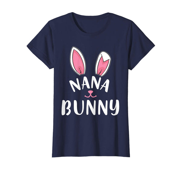Cute Bunny Rabbit Emotion Face Happy Easter Shirt Nana Bunny