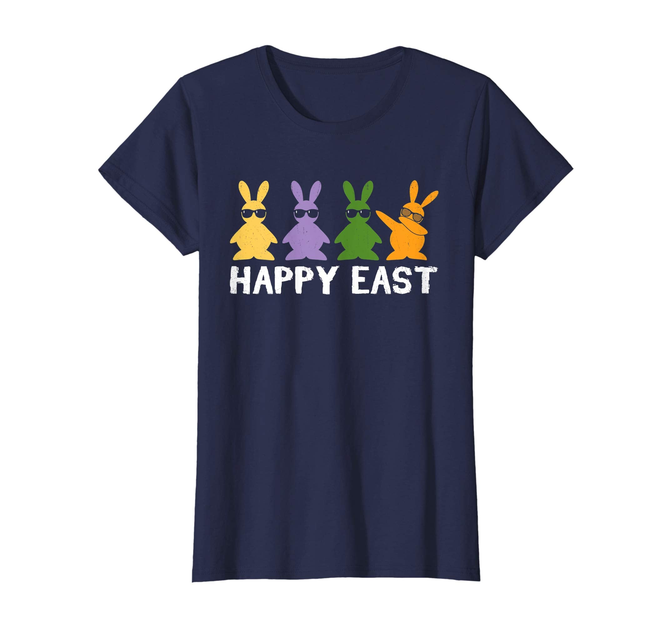 Happy Easter Shirt Colorful Bunny Eggs Gift TShirt