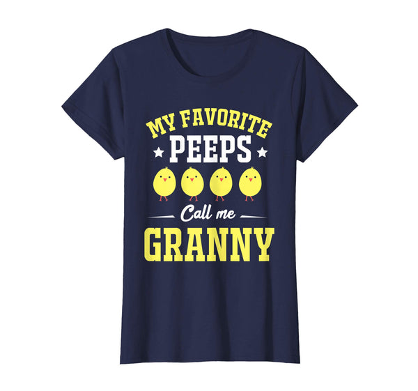 My Favorite Peeps Call Me Granny Easter Day T-Shirt
