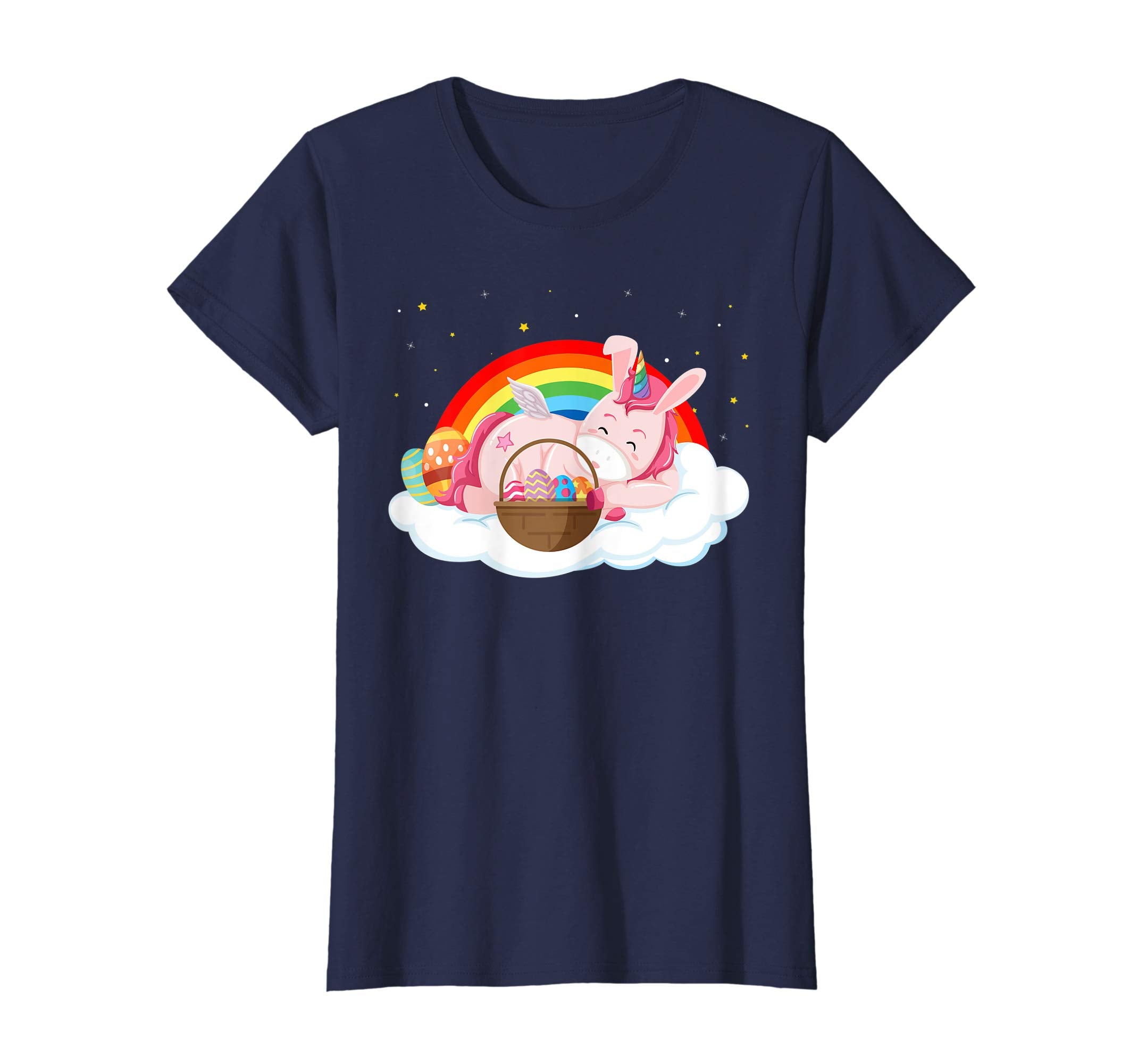 Easter Egg Unicorn Bunny Rainbow T-Shirt
