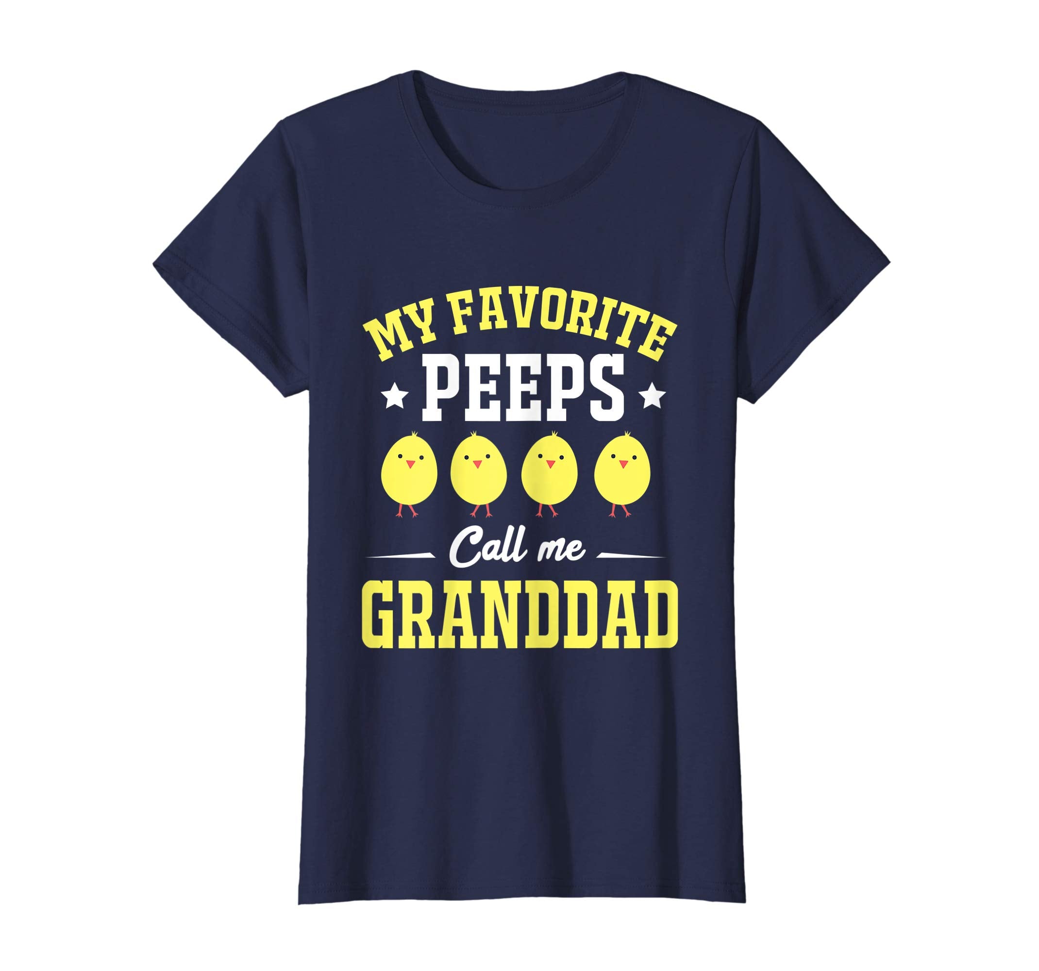 My Favorite Peeps Call Me Granddad Easter Day T-Shirt