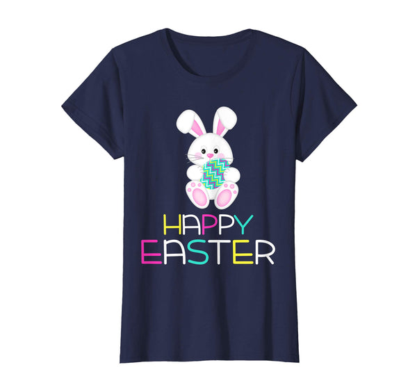 Happy Easter Shirt Cute Bunny &amp; Colorful Egg Easter Gift