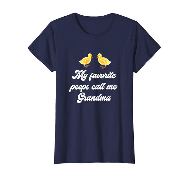 My Favorite Peeps Call Me Grandma Easter Gift Tshirt