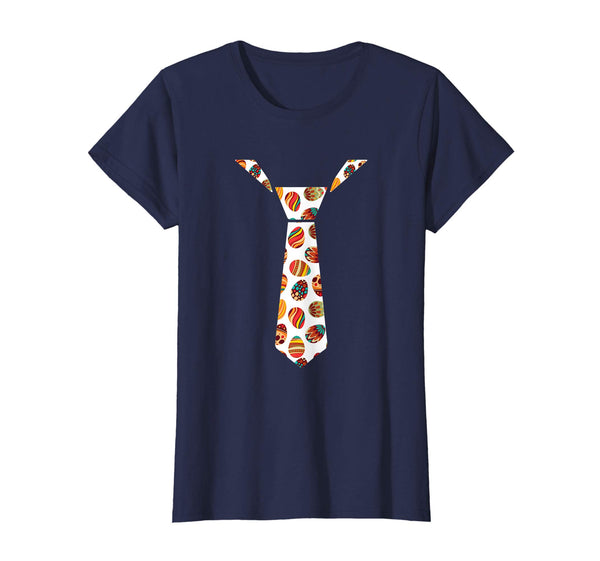Colorful Neck Tie With Easter Eggs Easter T-Shirt Kids