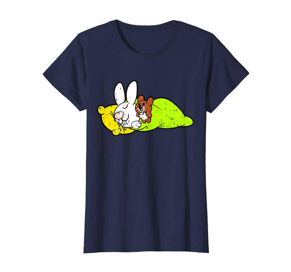 Retro Vintage Grunge Funny Cute Easter Bunny Egg Fun T-Shirt