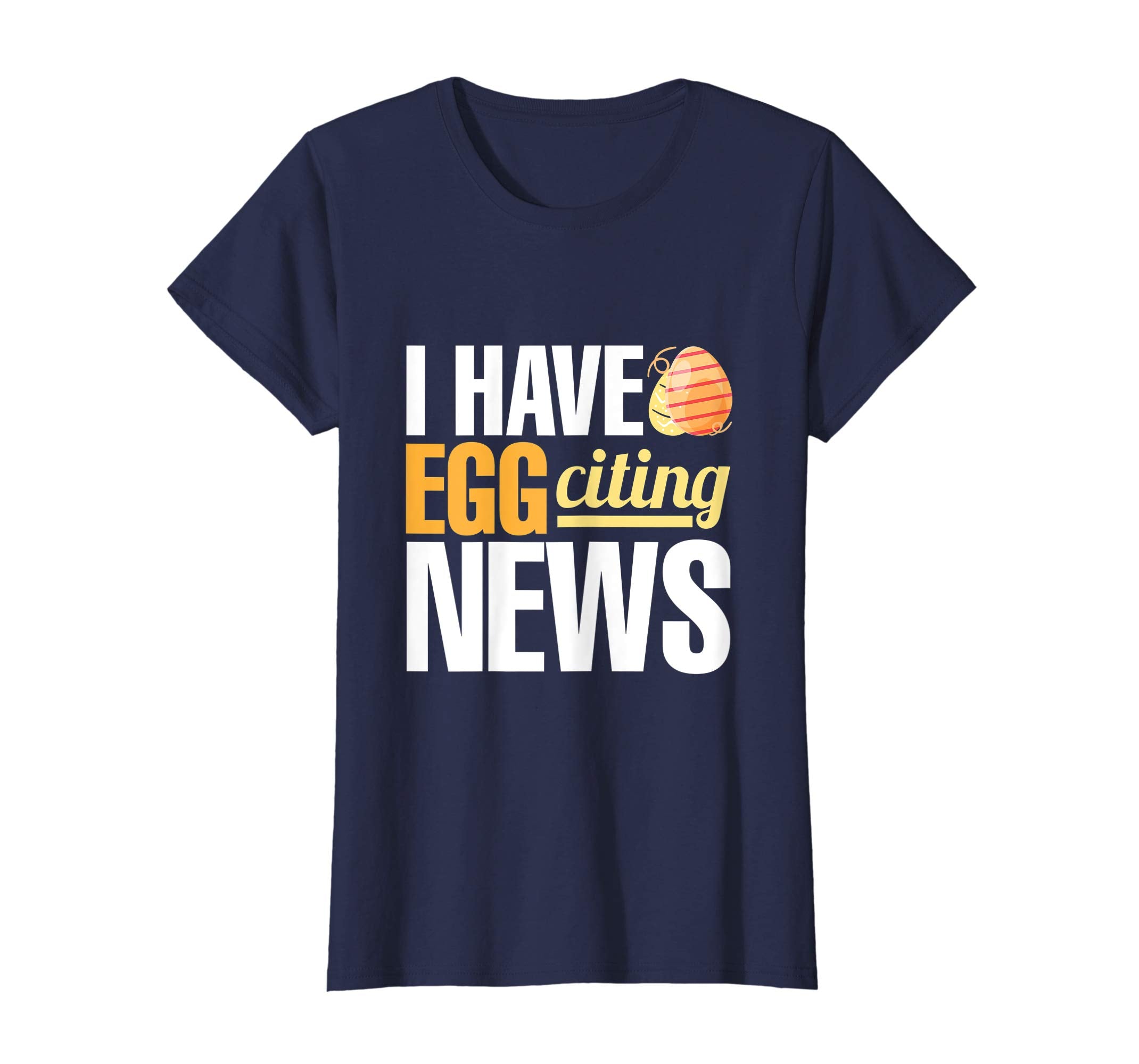 I have Egg Citing News T-Shirt Easter Wordplay Bunny
