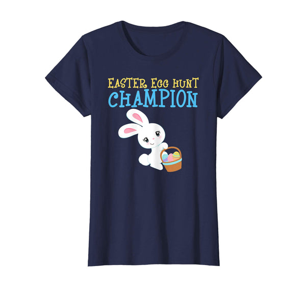 EASTER EGG HUNT CHAMPION Bunny T-Shirt Girls Kids Toddlers