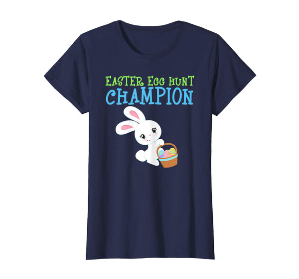 EASTER EGG HUNT CHAMPION Bunny T-Shirt Girls Kids Toddlers