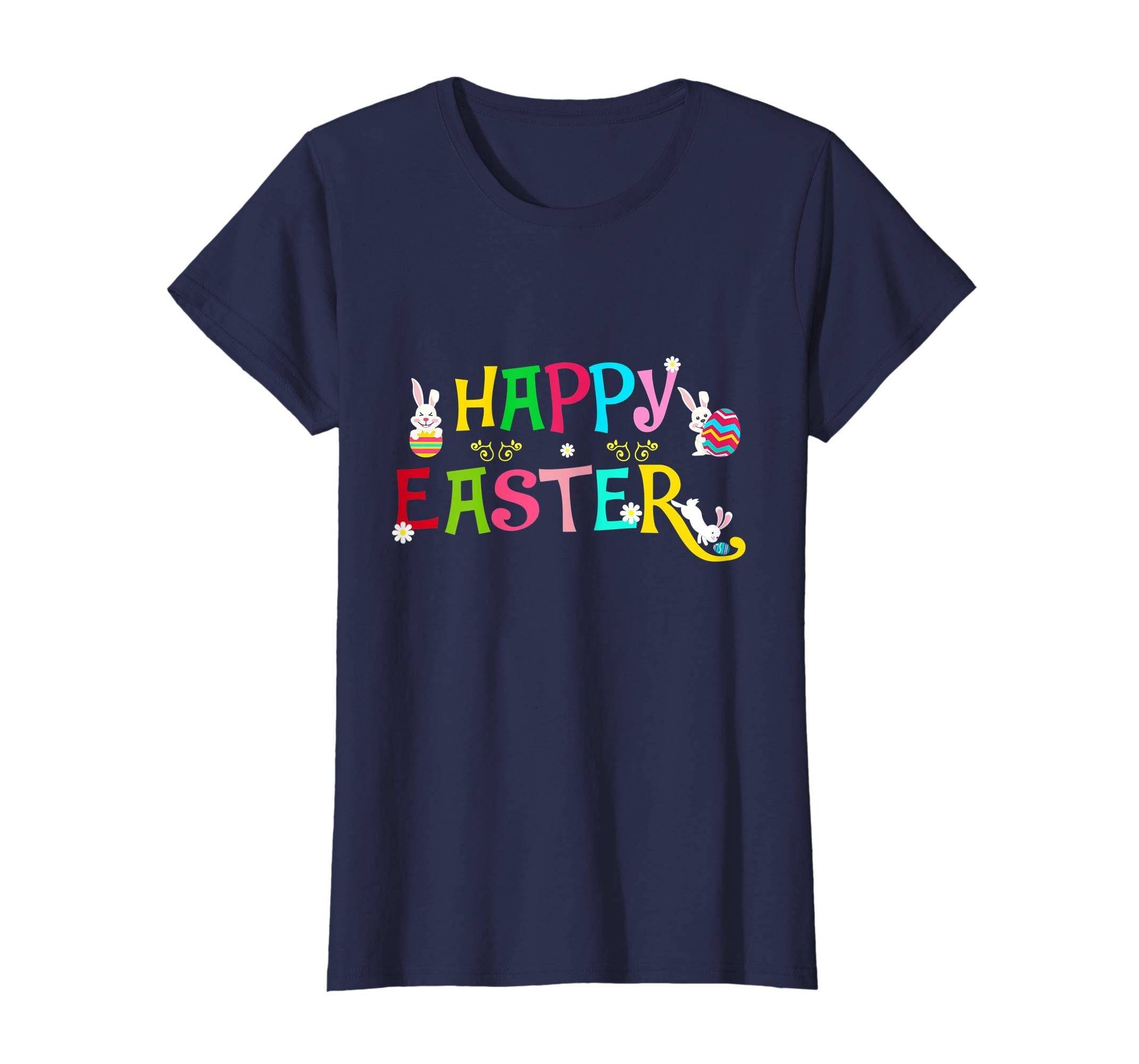 Happy Easter T-Shirt Funny Easter Eggs Novelty Shirt Gift