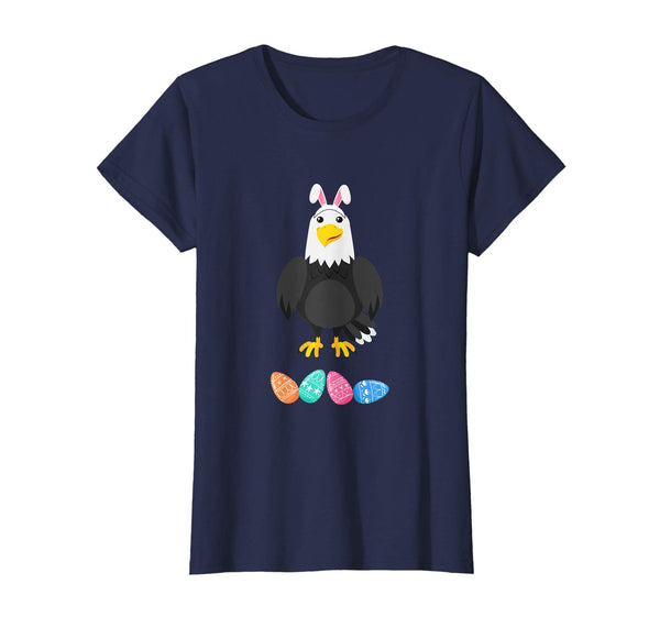 Funny Easter Eagle With Bunny Ears And Eggs T Shirt
