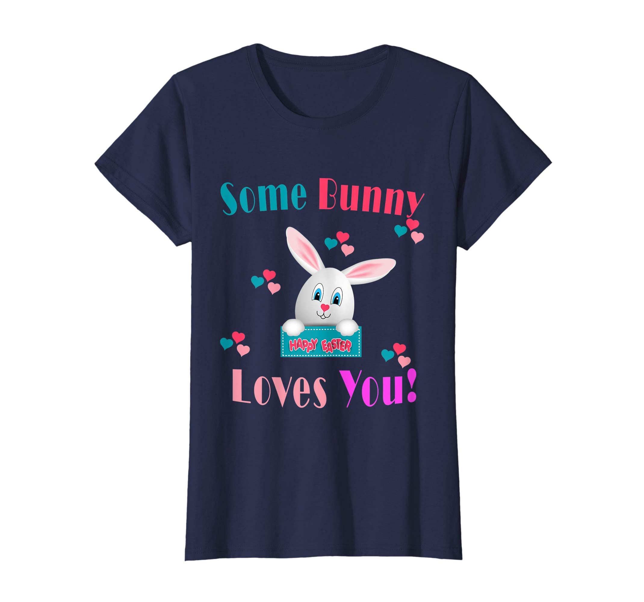 some bunny loves you shirt Easter kids tee