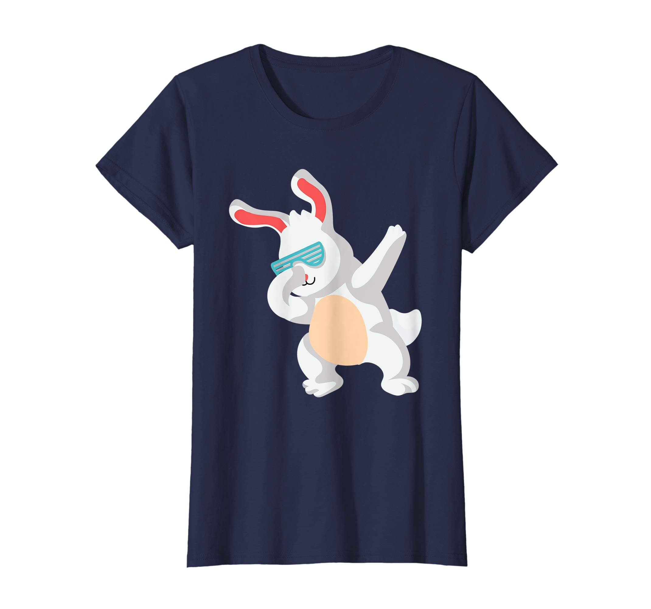 Happy Easter Dabbing Bunny Glasses Boys Girls Kids T Shirt