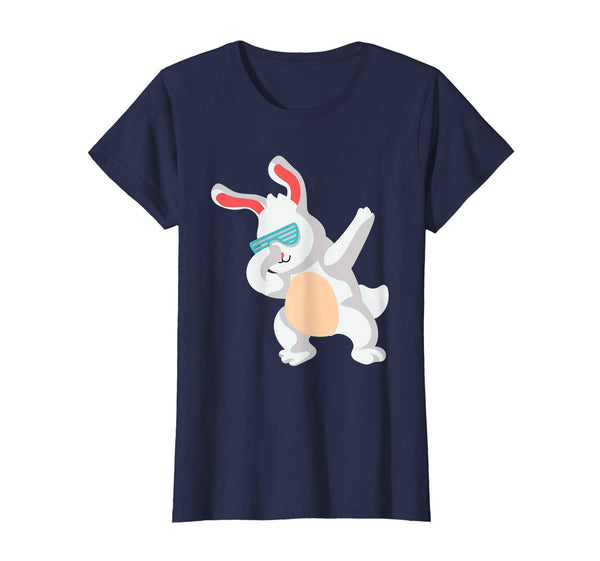 Happy Easter Dabbing Bunny Glasses Boys Girls Kids T Shirt