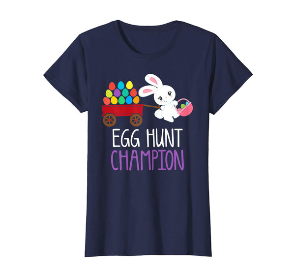 Easter Bunny T-Shirt Girls Kids Toddlers EGG HUNT CHAMPION