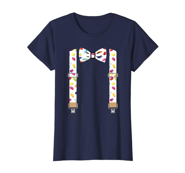 Easter Jelly Beans Bow Tie &amp; Suspenders T-Shirt