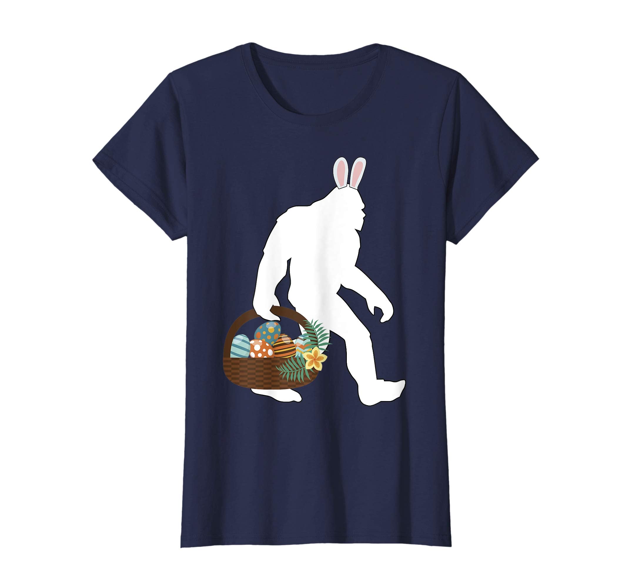Bigfoot Easter Shirt Bunny Eggs Tshirt Funny Gifts Men Women